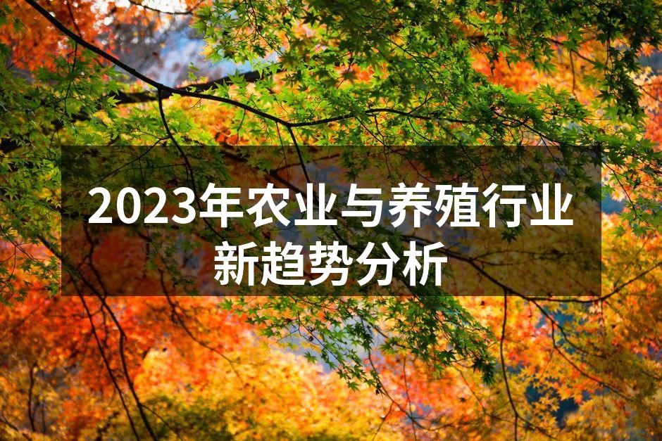 智能农业助力高效生产